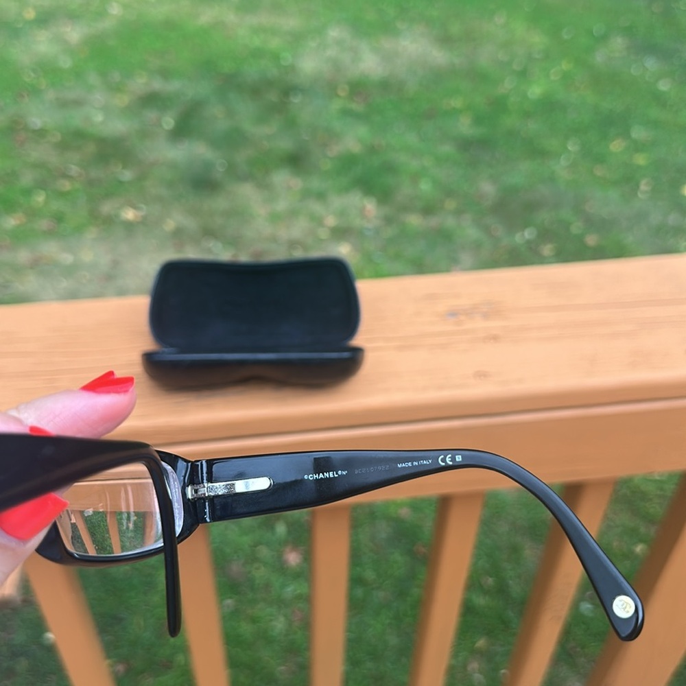 Chanel 3096-B Rectangular Full Rim Eyeglass Frame… - image 6